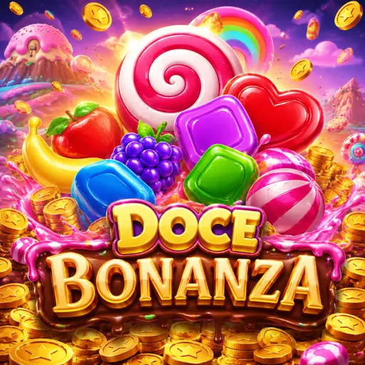 Doces coloridos do Sweet Bonanza